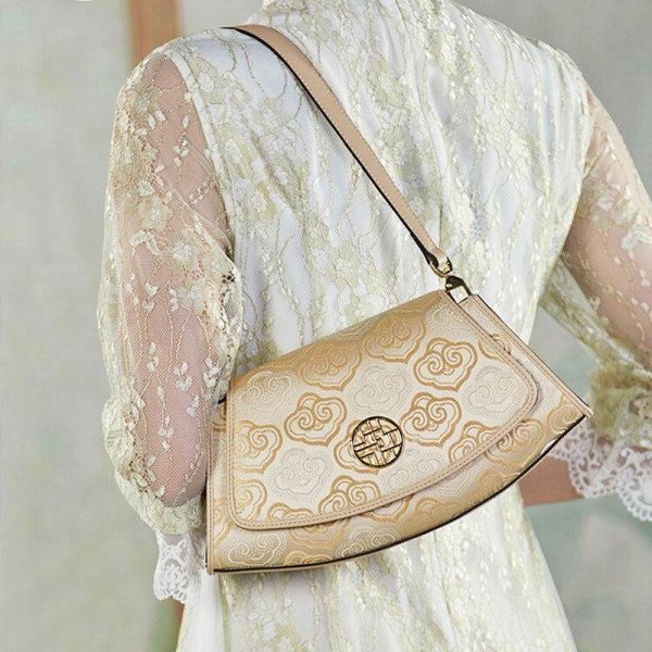 Croc Print Mini Messenger Tote - Image 3