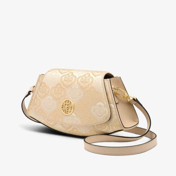Croc Print Mini Messenger Tote - Image 2