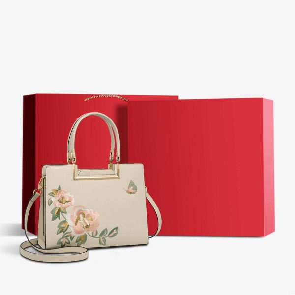 Velvet Quilted Shoulder Satchel
