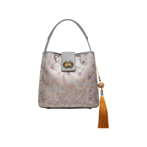 Suede Top Handle Bag