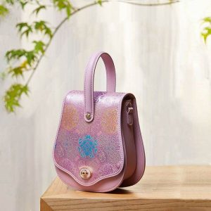Velvet Beaded Mini Satchel