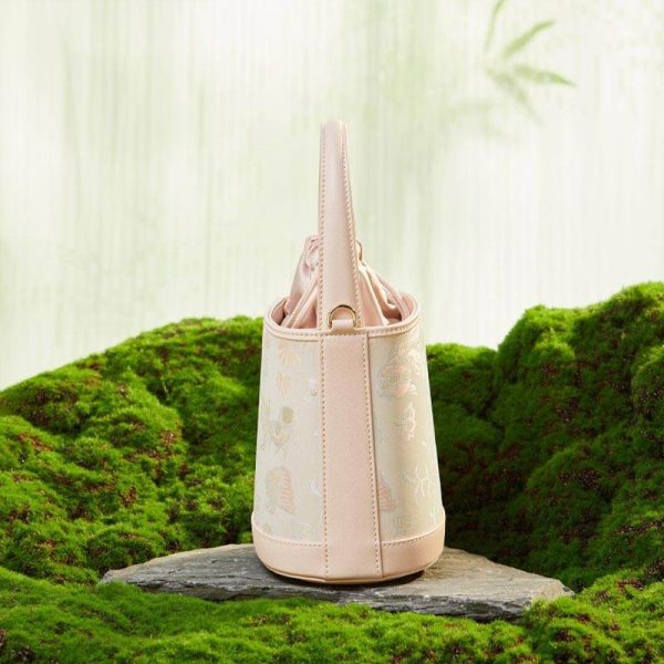 Canvas Embroidery Crescent Bag - Image 2