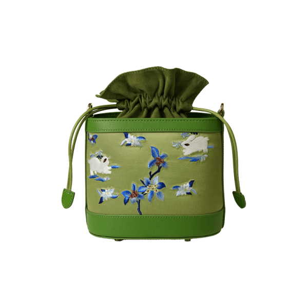 Quilted Velvet Pouch
