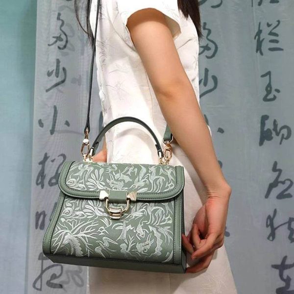 Beaded Satin Clutch - Image 4