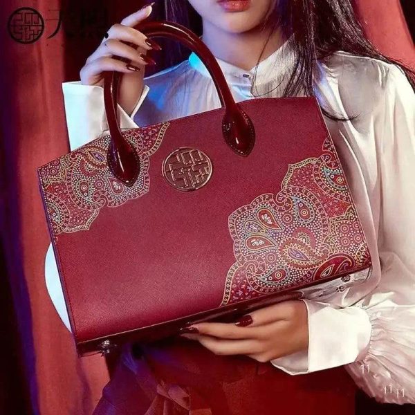 Patent Leather Box Bag - Image 4