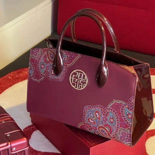 Patent Leather Box Bag - Image 3