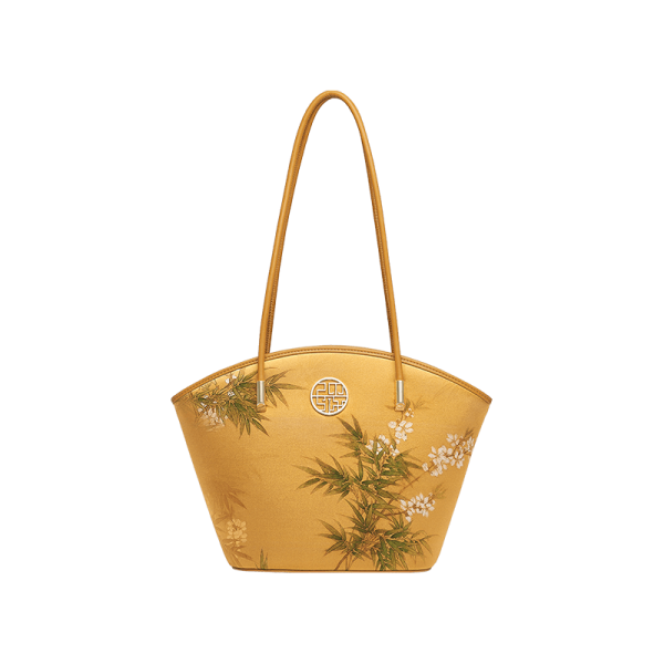 Metallic Mesh Satchel
