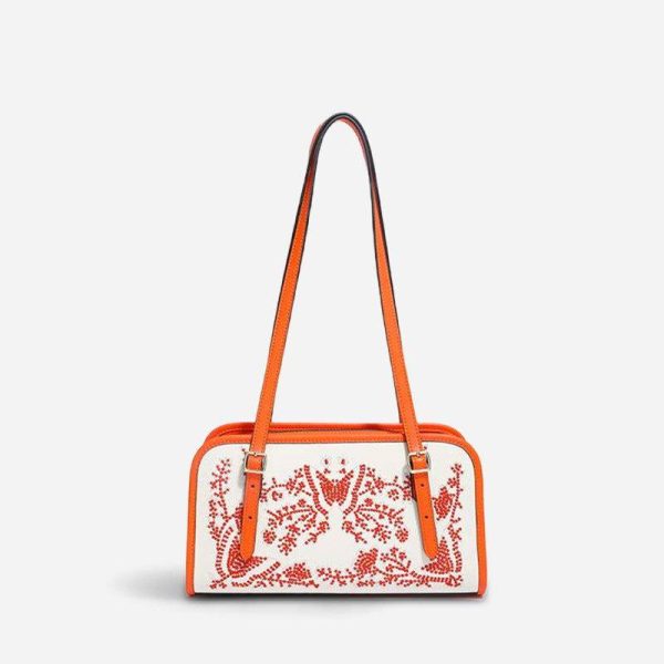 Beaded Raffia Pouch