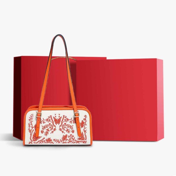 Beaded Raffia Pouch - Image 2