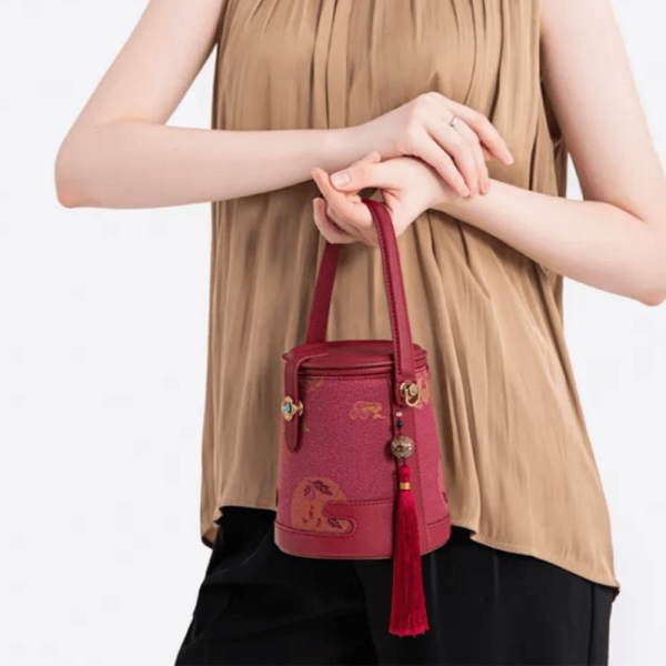 Satin Quilted Clutch - Image 4