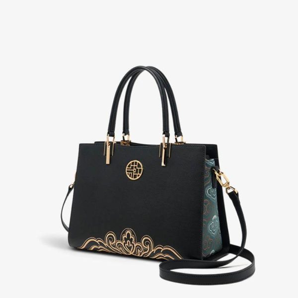 Metallic Rose Clutch