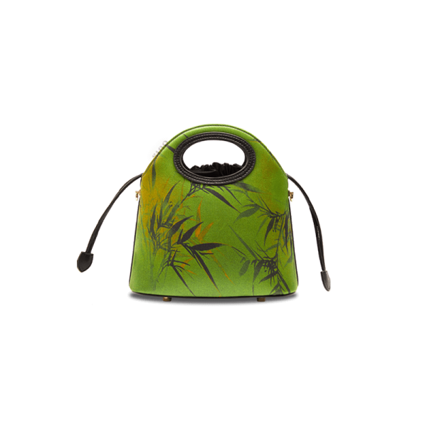 Patent Leather Crescent Bag