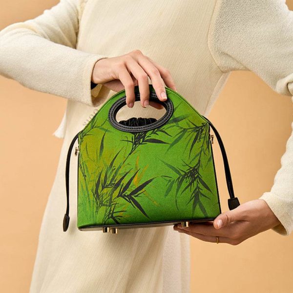Patent Leather Crescent Bag - Image 2