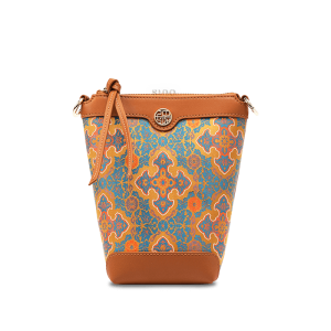Ostrich Embossed Mini Bag