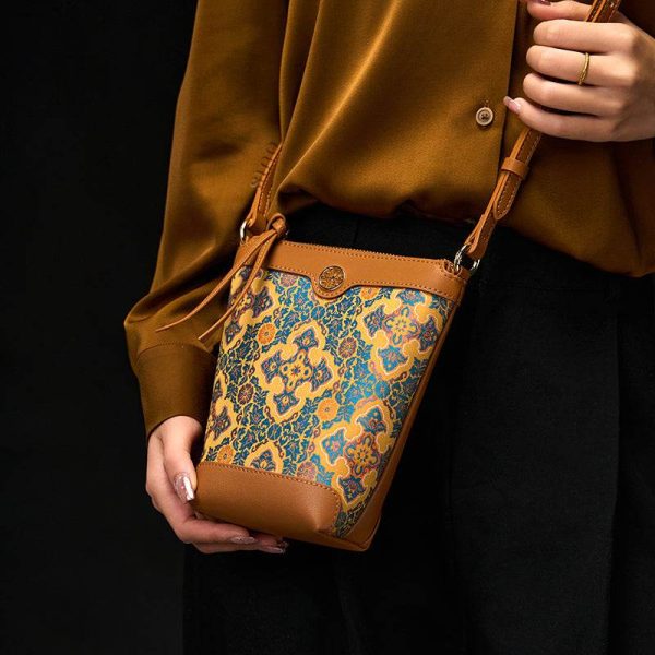 Ostrich Embossed Mini Bag - Image 4