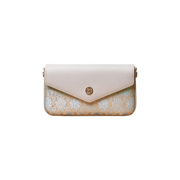 Satin Sequin Clutch