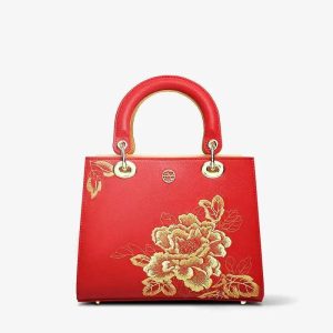 Velvet Quilted Box Tote