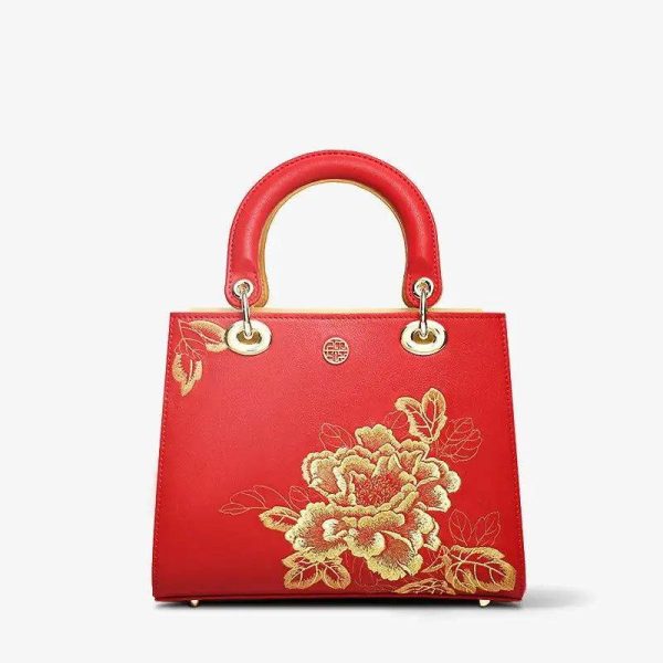 Beaded Canvas Crossbody