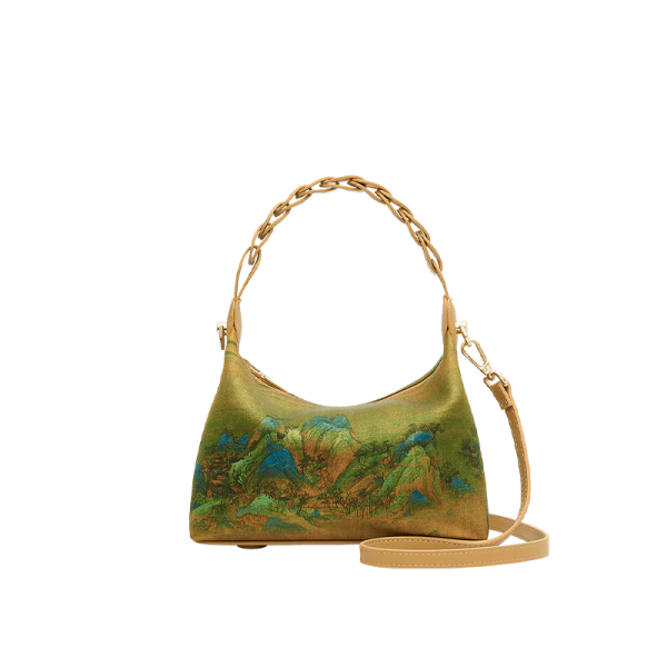 Colorblock Leather Crossbody