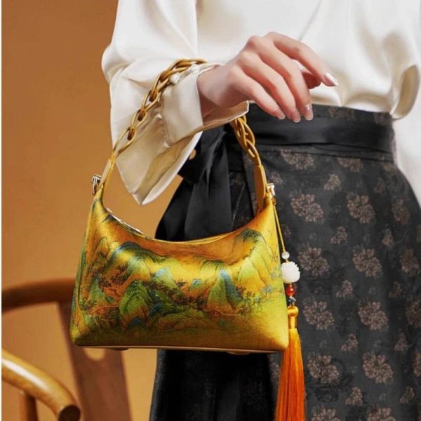 Colorblock Leather Crossbody - Image 4