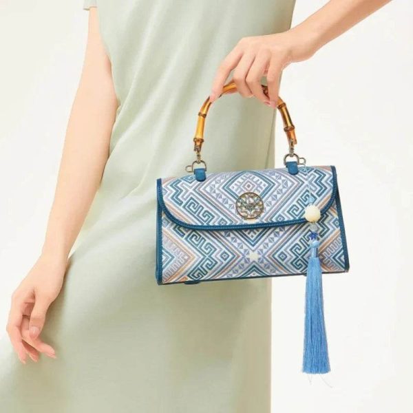 Straw Braided Mini Tote - Image 3