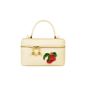Embroidered Suede Clutch