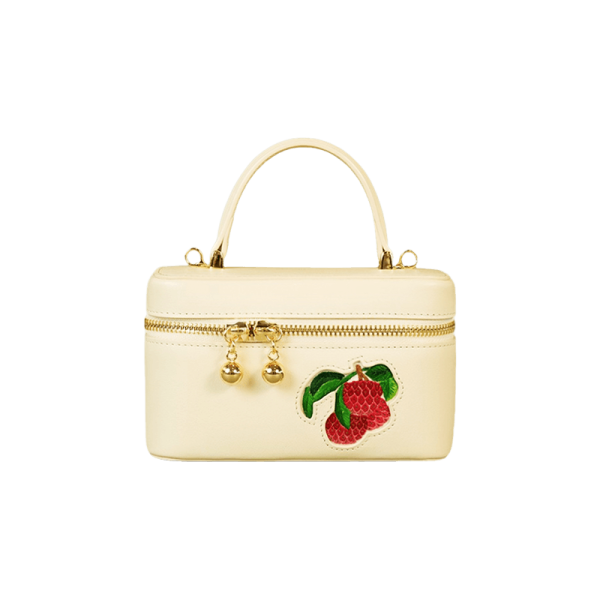 Embroidered Suede Clutch