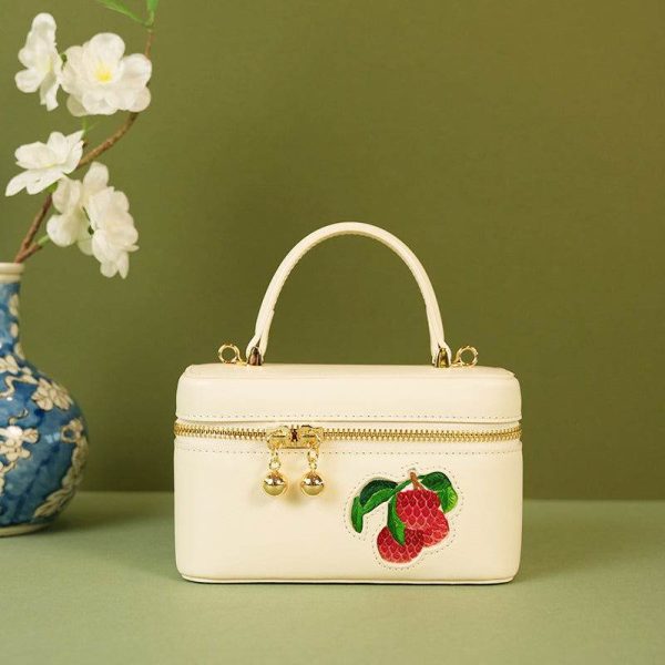 Embroidered Suede Clutch - Image 3