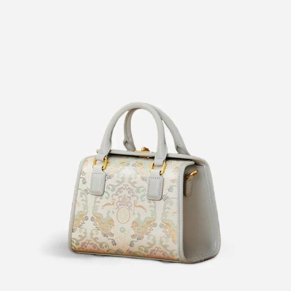 Metallic Blue Mini Satchel - Image 3