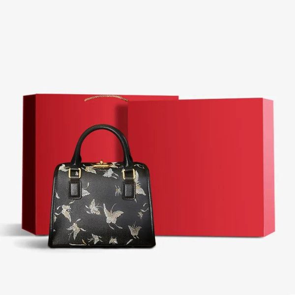 Quilted Velvet Shoulder Bag - Image 2
