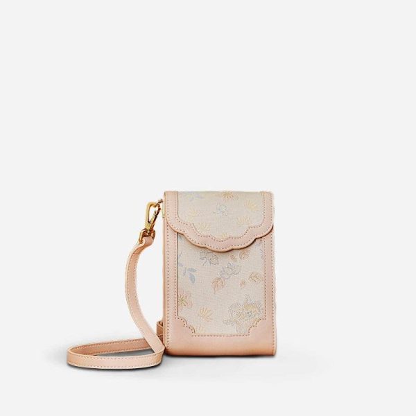Ostrich Print Leather Tote
