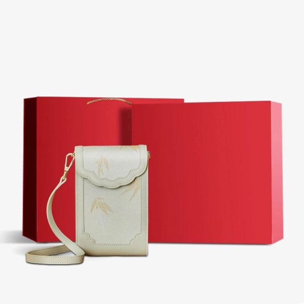 Croc Embossed Box Satchel - Image 2