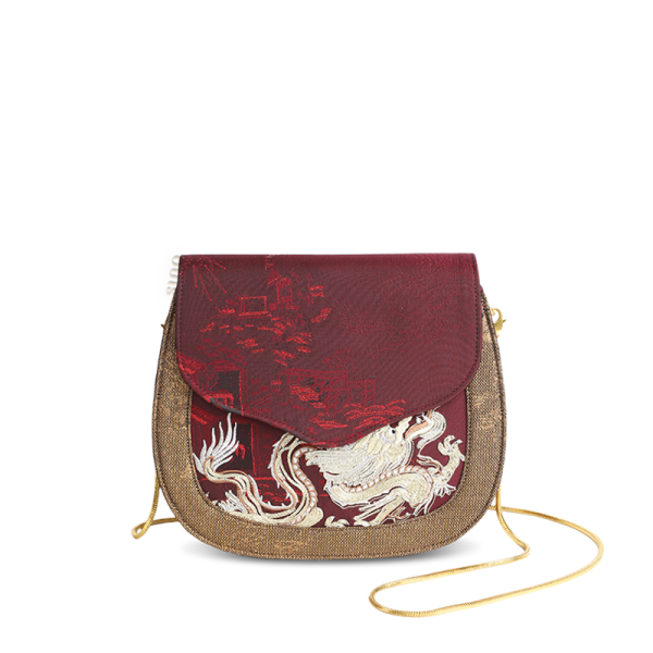 Beaded Velvet Box Bag