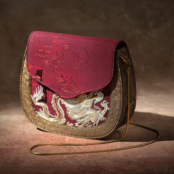 Beaded Velvet Box Bag - Image 2