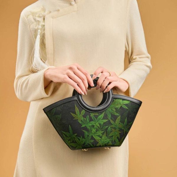 Croc Print Patent Tote - Image 5