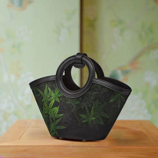 Croc Print Patent Tote - Image 2
