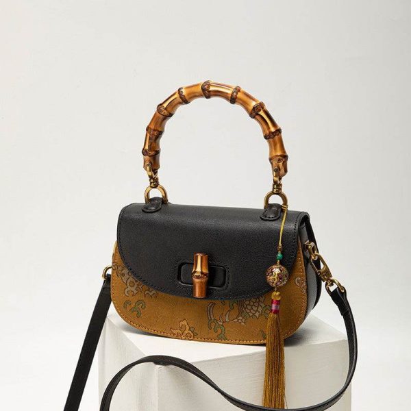 Denim Quilted Mini Bag - Image 3