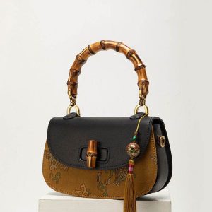 Denim Quilted Mini Bag