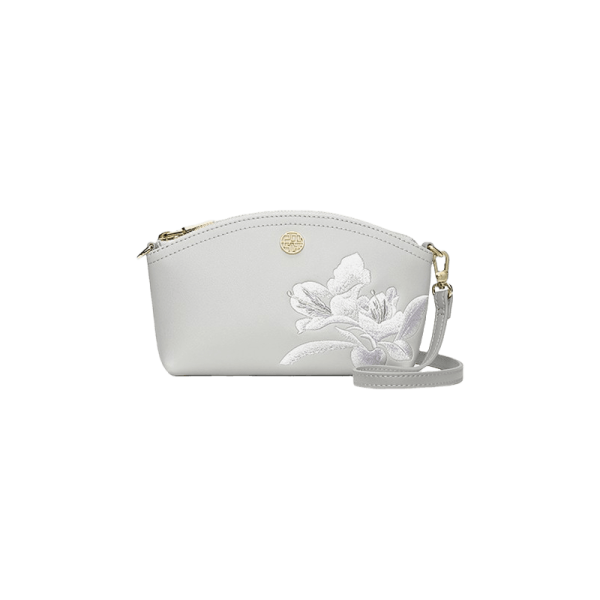 Satin Beaded Evening Satchel