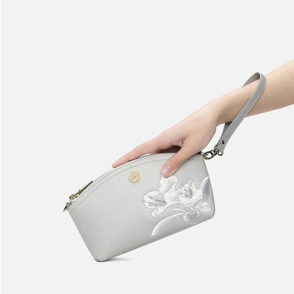 Satin Beaded Evening Satchel - Image 3