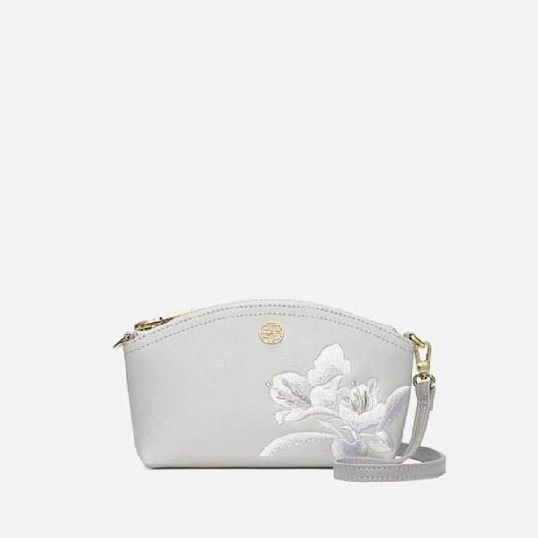 Satin Beaded Evening Satchel - Image 2