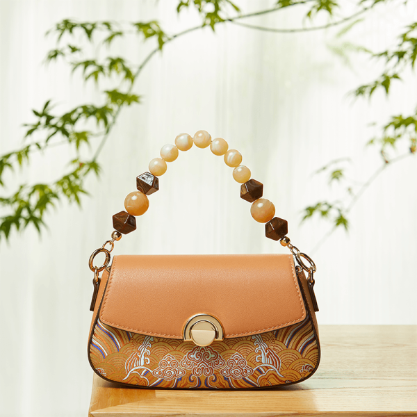 Denim Quilted Crossbody Bag - Image 2