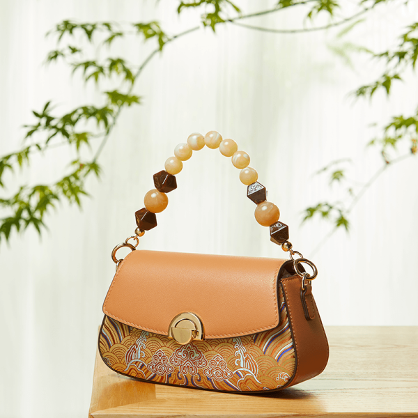 Denim Quilted Crossbody Bag - Image 3