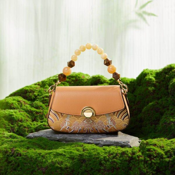 Denim Quilted Crossbody Bag