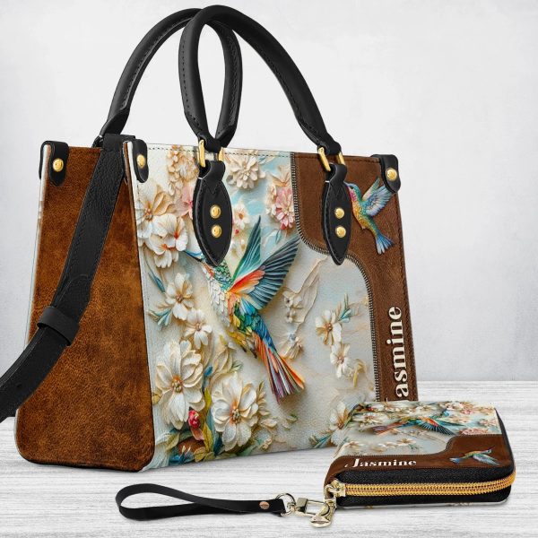 Smooth Leather Laptop Satchel - Image 2