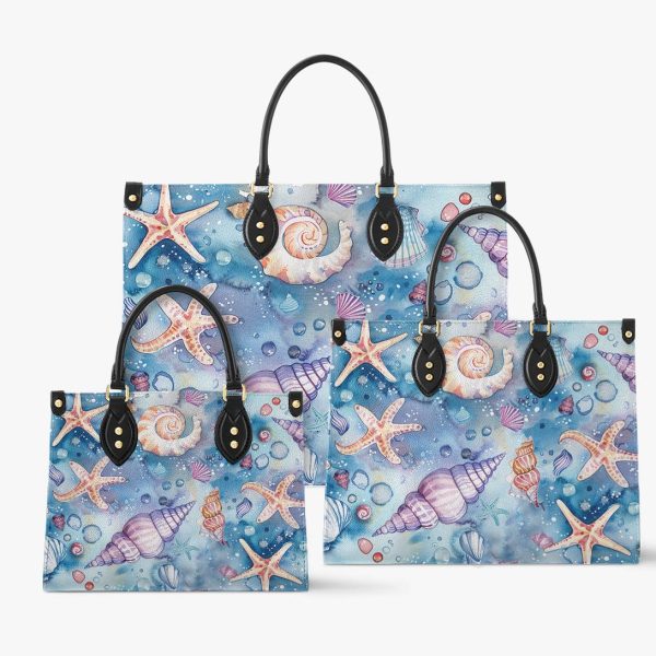 Croc Print Leather Box Tote - Image 2