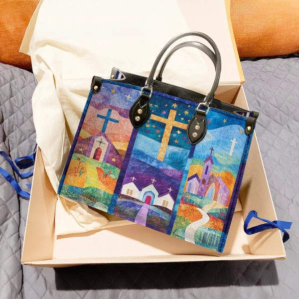 Velvet Embroidered Pouch Tote - Image 4