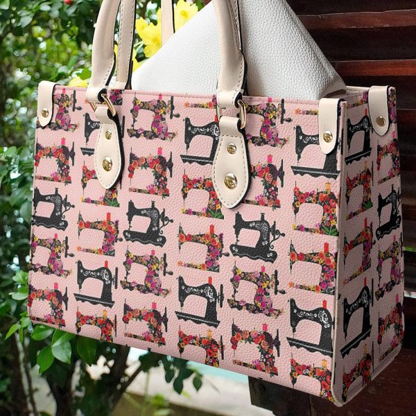 Croc Print Patent Satchel - Image 4