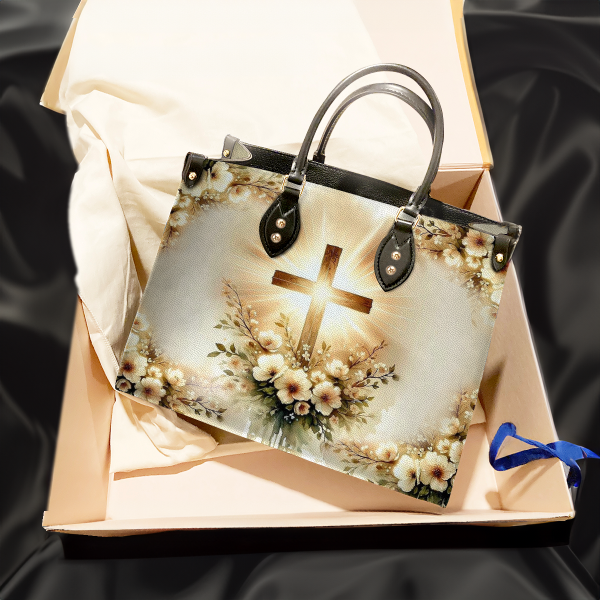 Smooth Nappa Leather Flap Satchel - Image 3