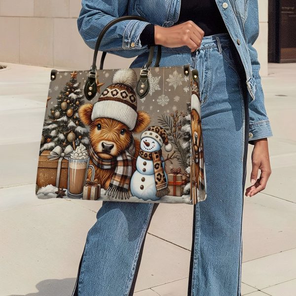 Denim Quilted Oversized Tote - Image 6